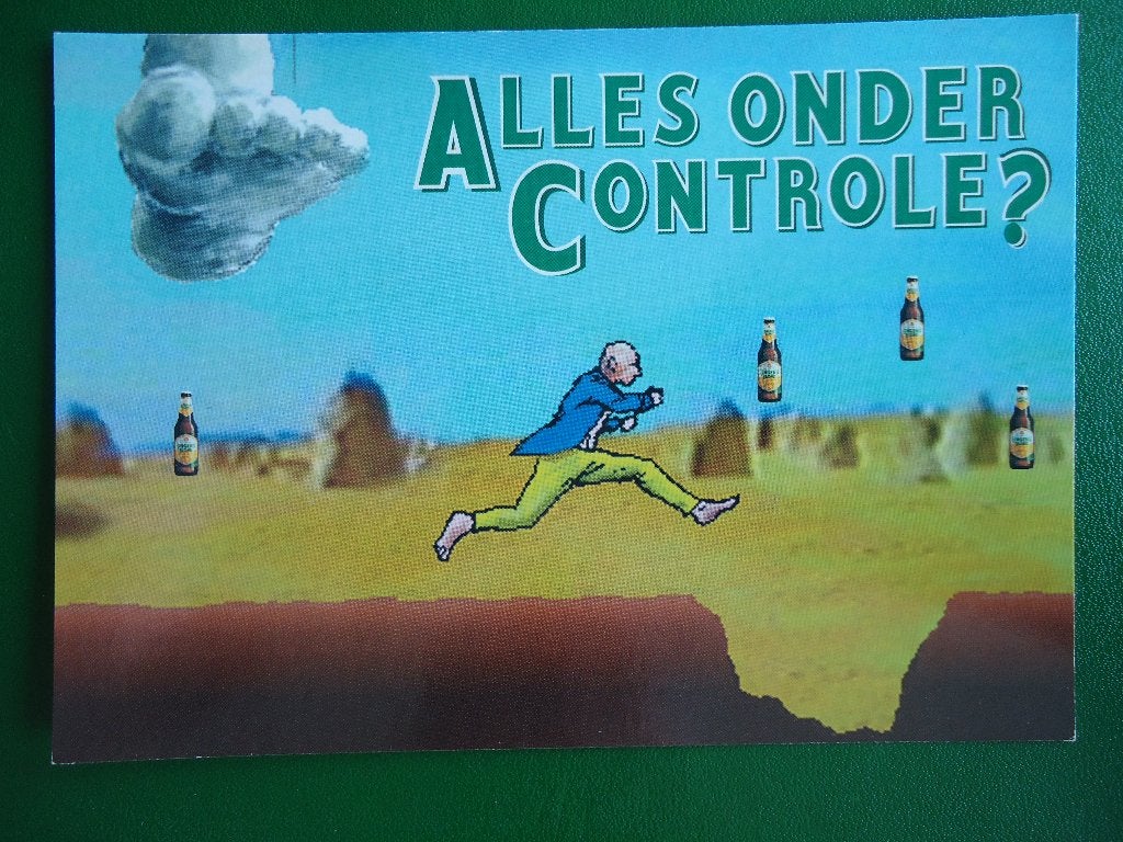 (1729) Boomerangkaart: Reclame LINGEN'S BLOND, Verzamelen, Verzenden, 1980 tot heden, Ongelopen, Overige thema's