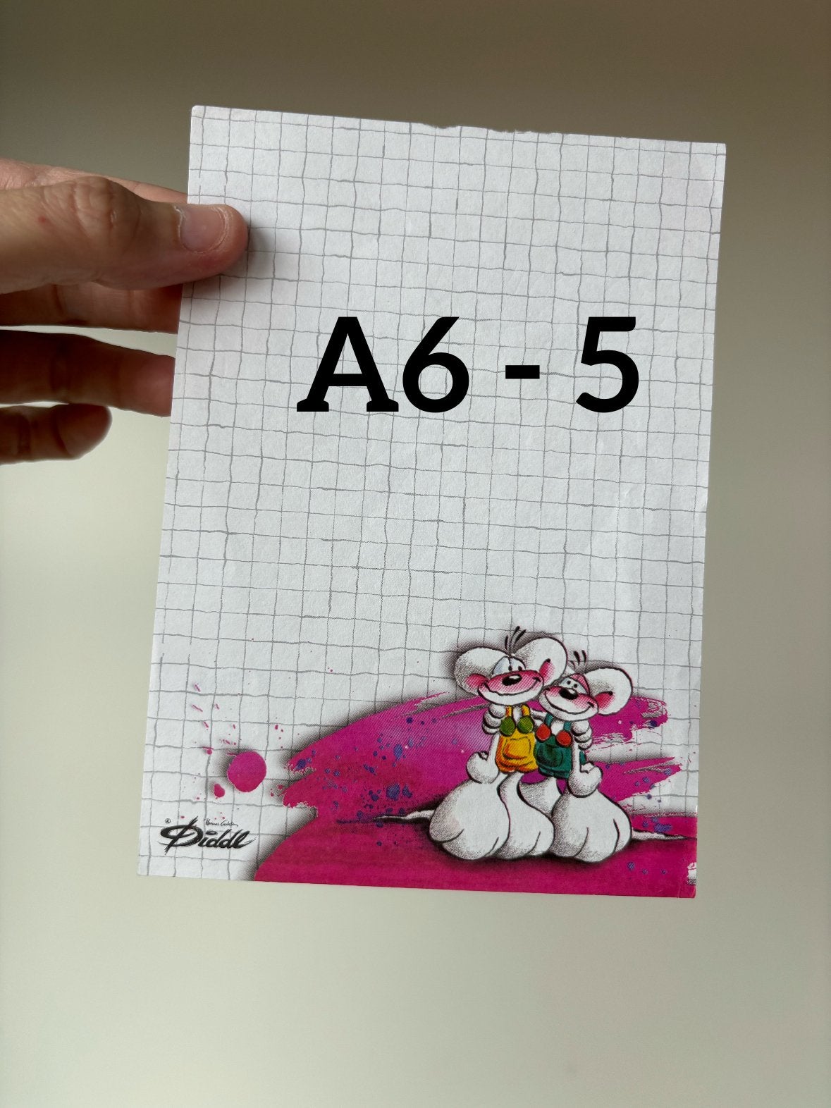 Diddl A6 blaadje nummer 5 zeldzaam, Verzamelen, Diddl, Ophalen of Verzenden, Zo goed als nieuw
