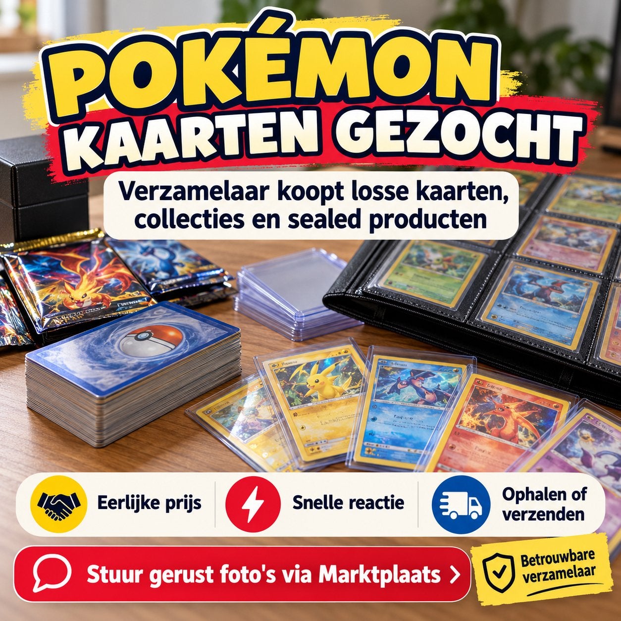 Pokémon Kaarten Gezocht - Verzamelaar Koopt