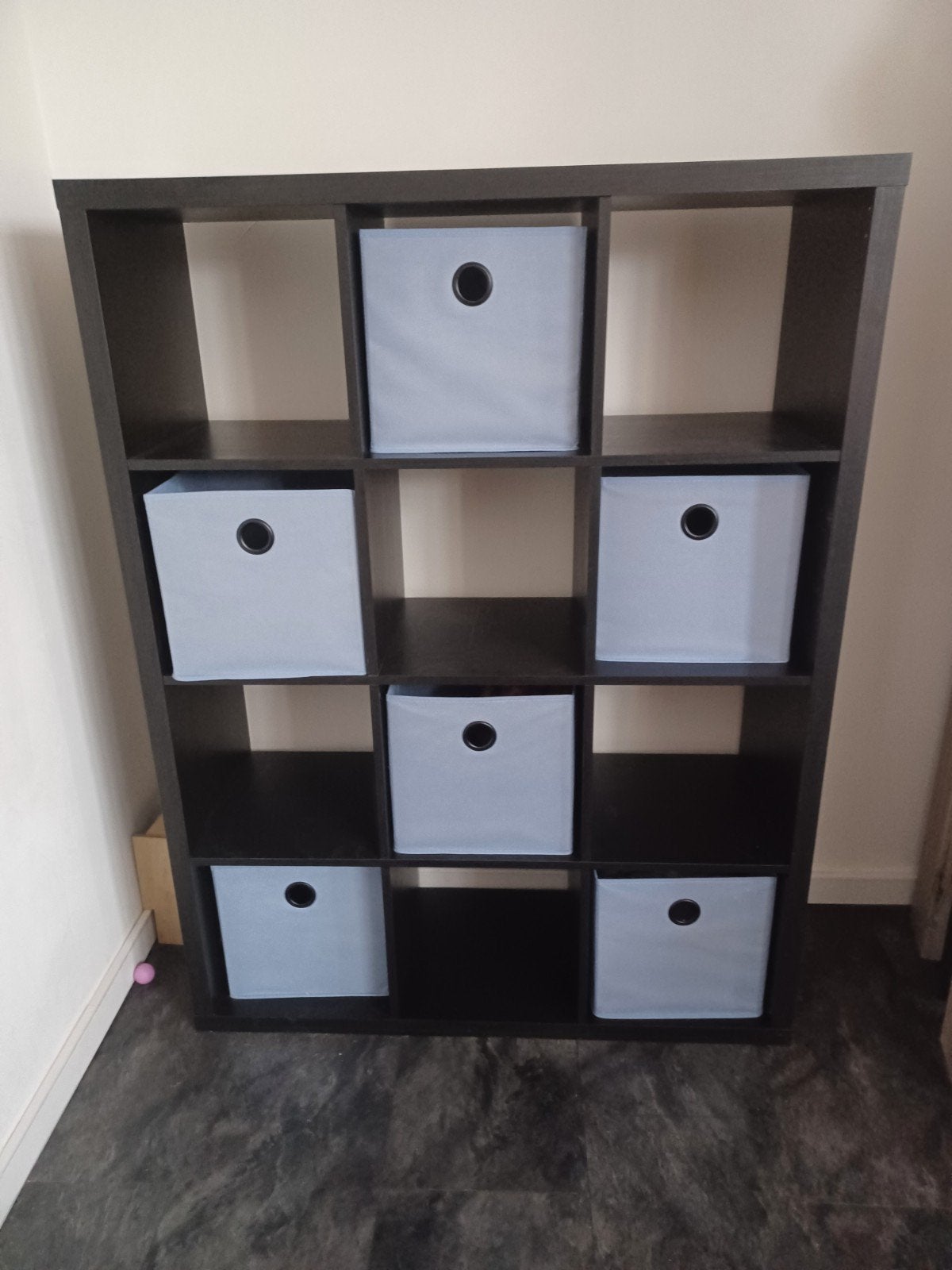 Tekoop vakkenkast 12 vakken met 6 manden, Ophalen of Verzenden, Zo goed als nieuw, 25 tot 50 cm, Minder dan 100 cm