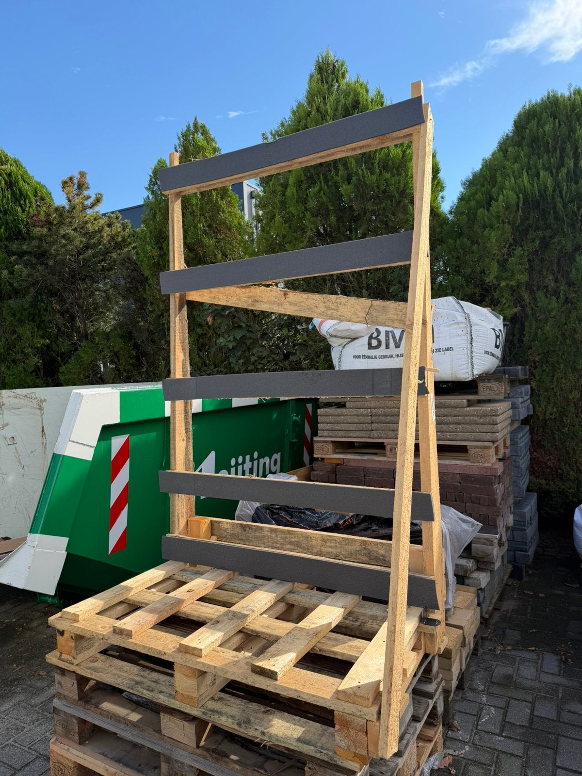 Houten glasbok, Gebruikt, Overige typen, Hout, Ophalen