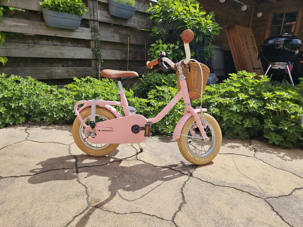 Puky Classic 12inch roze kinderfiets, Ophalen, Gebruikt, Minder dan 16 inch, Zijwieltjes