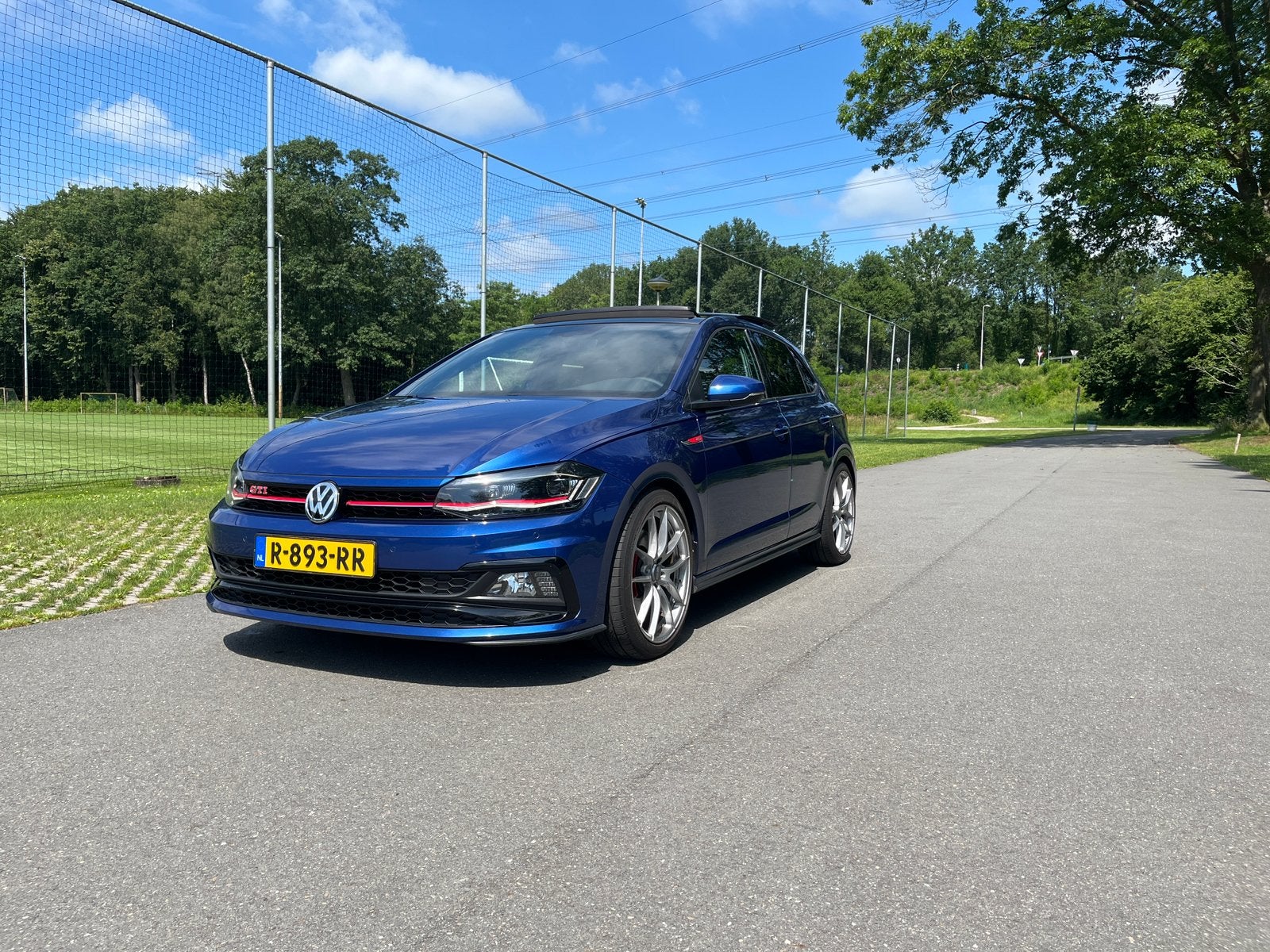 Volkswagen Polo 2.0 TSI 200pk 6-DSG 2018 Blauw, Euro 5, Stof, 4 cilinders, 1984 cc