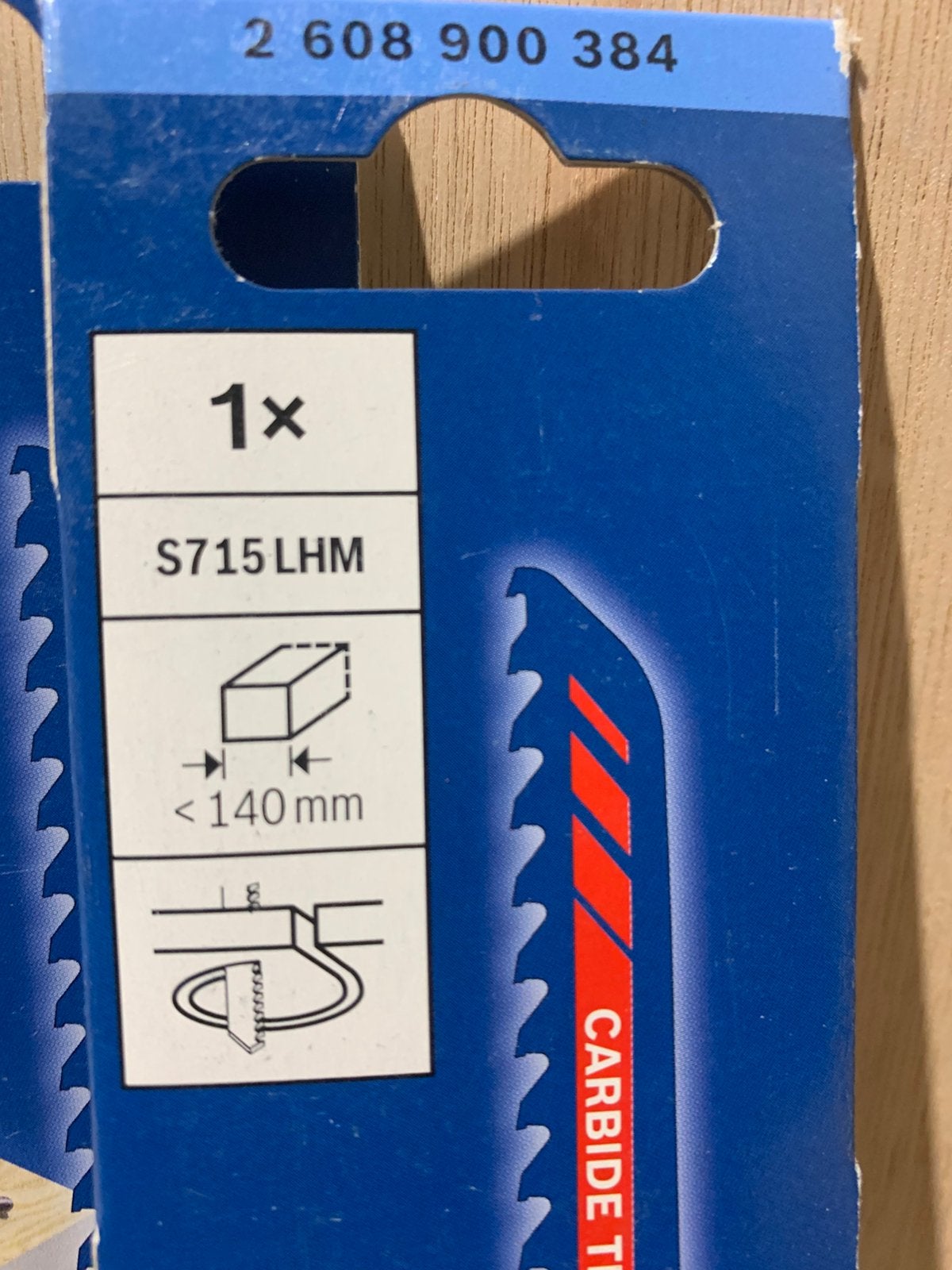 Bosch S715LHM reciprozaagbladen - NIEUW -, Bosch, Bakstenen, Nieuw, Ophalen of Verzenden