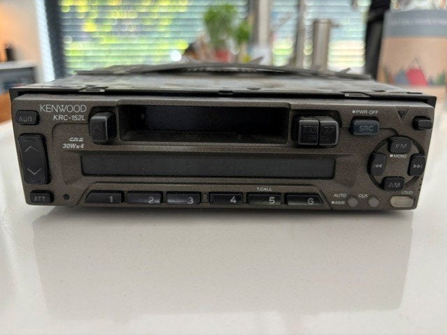 Kenwood KRC-152L autoradio/cassettespeler E 75, Ophalen of Verzenden, Gebruikt