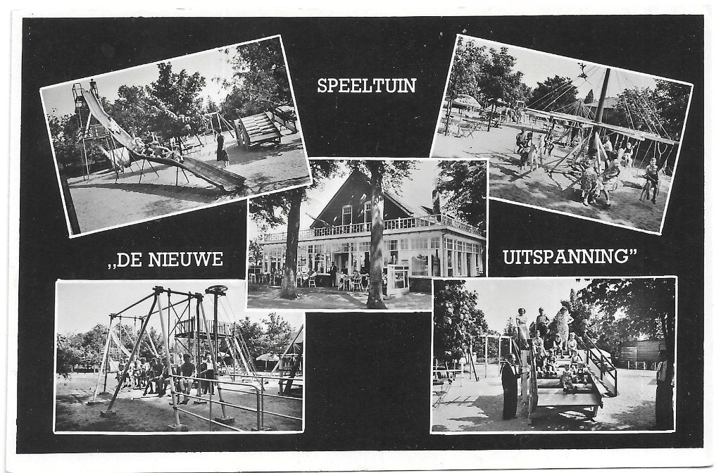 AK Teteringen - Café Restaurant "De Nieuwe Uitspanning", Ophalen of Verzenden, 1940 tot 1960, Gelopen, Noord-Brabant