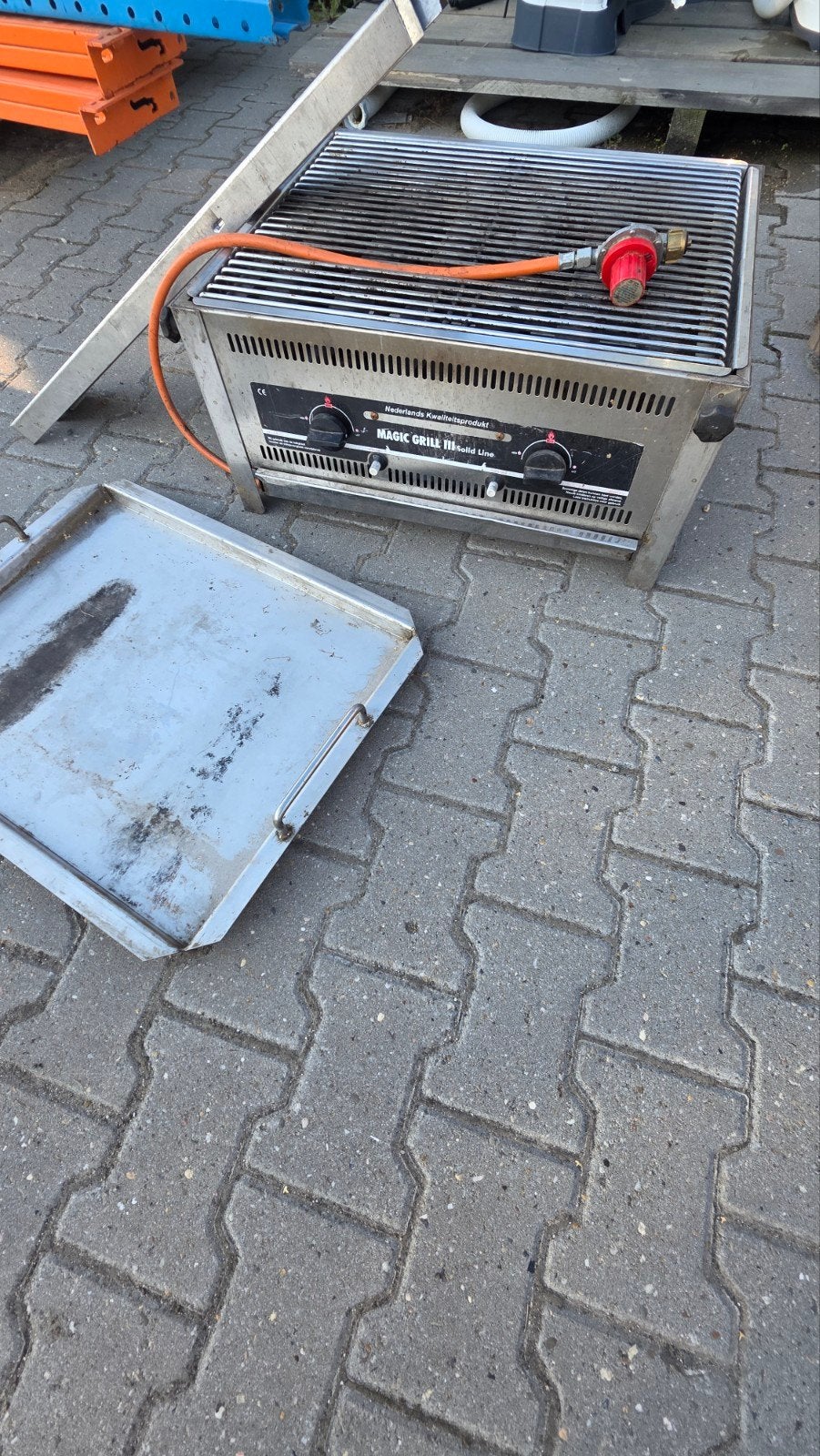 Magic Grill III met RVS bakplaat Barbecue Bbq, Ophalen, Gebruikt, Magic Grill