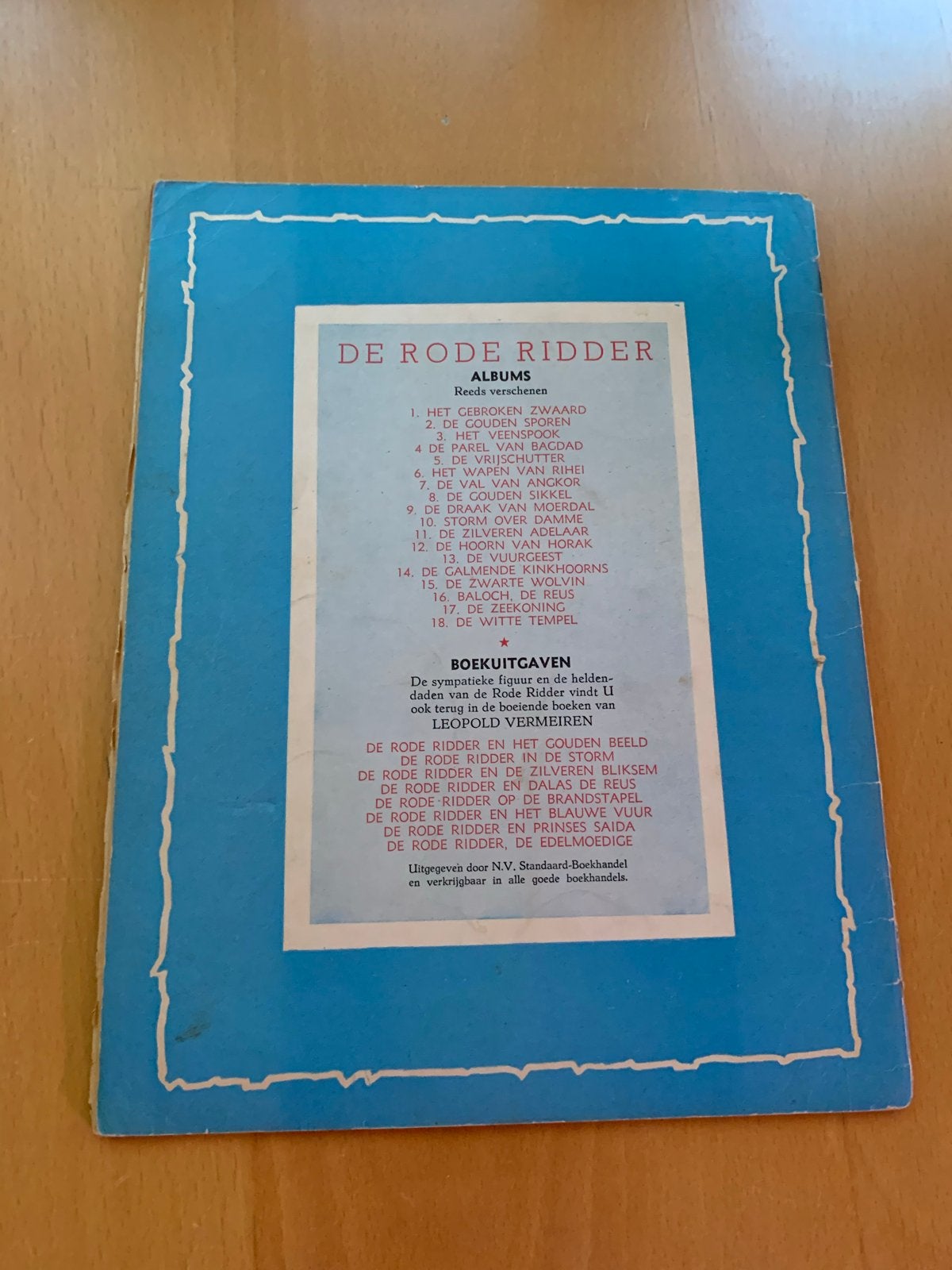 De Rode Ridder - De Witte Tempel (Album 18), Eén stripboek, Ophalen of Verzenden, Gelezen