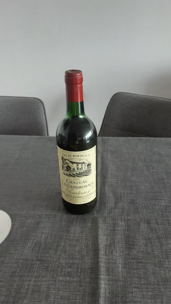 1990 CHATEAU LES CATHERINEAUX rode wijn, Frankrijk, Nieuw, Ophalen of Verzenden, Rode wijn