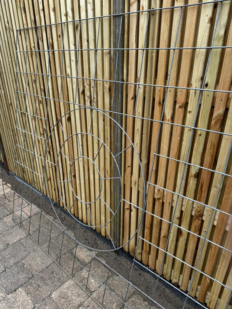 Gaasschermen 2 stuks decoratief, Ophalen, Minder dan 3 meter, IJzer, 1 tot 2 meter