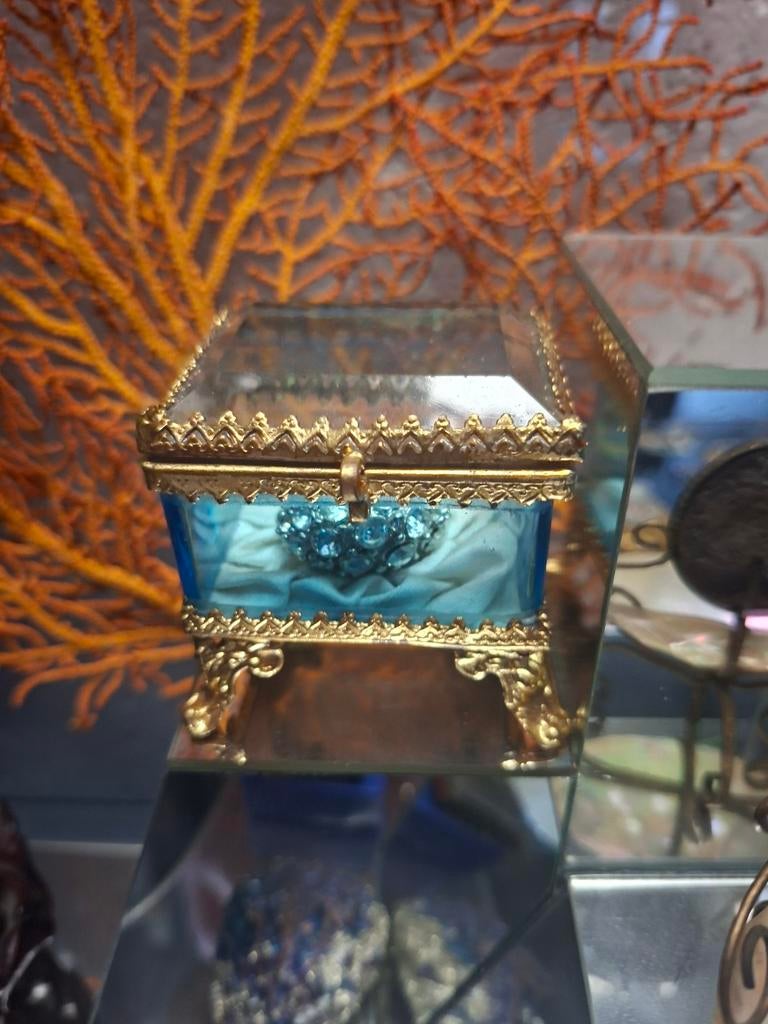 Antiek ringendoosje sieraden kistje, Antiek en Kunst, Ophalen