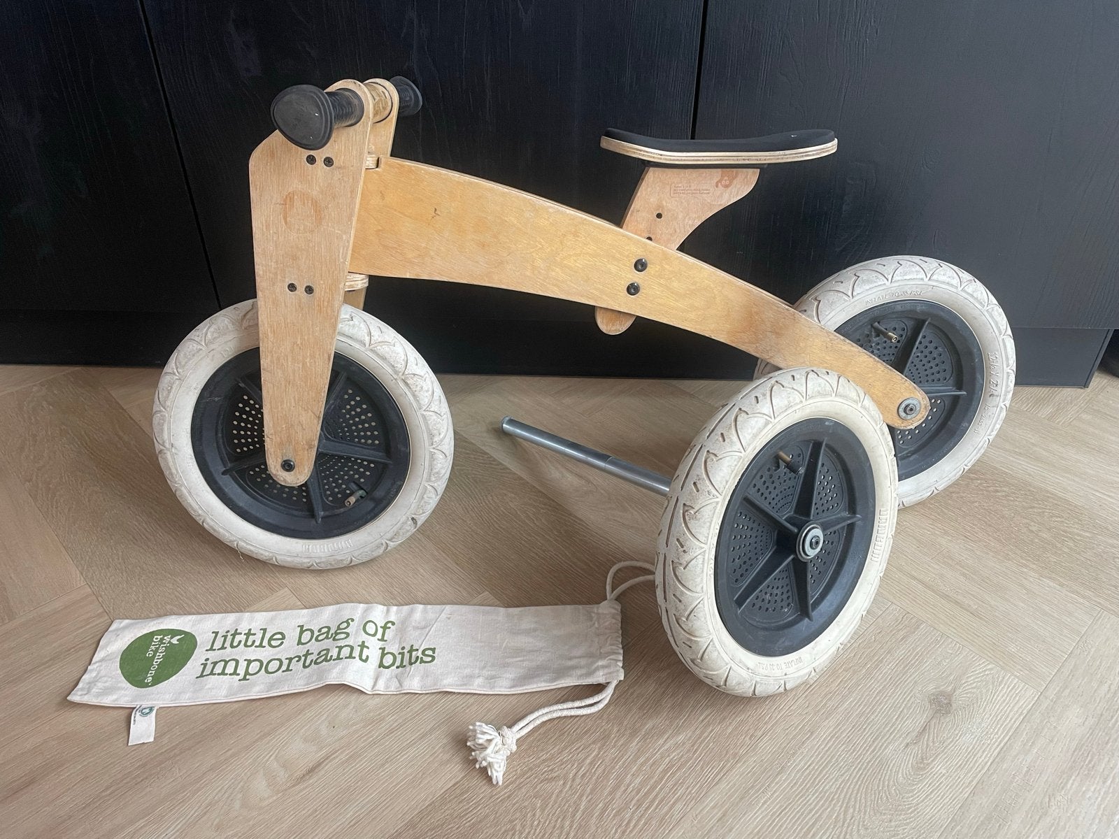 Wishbone Bike 3-in-1 loopfiets - Houten design, Ophalen, Gebruikt, Loopfiets