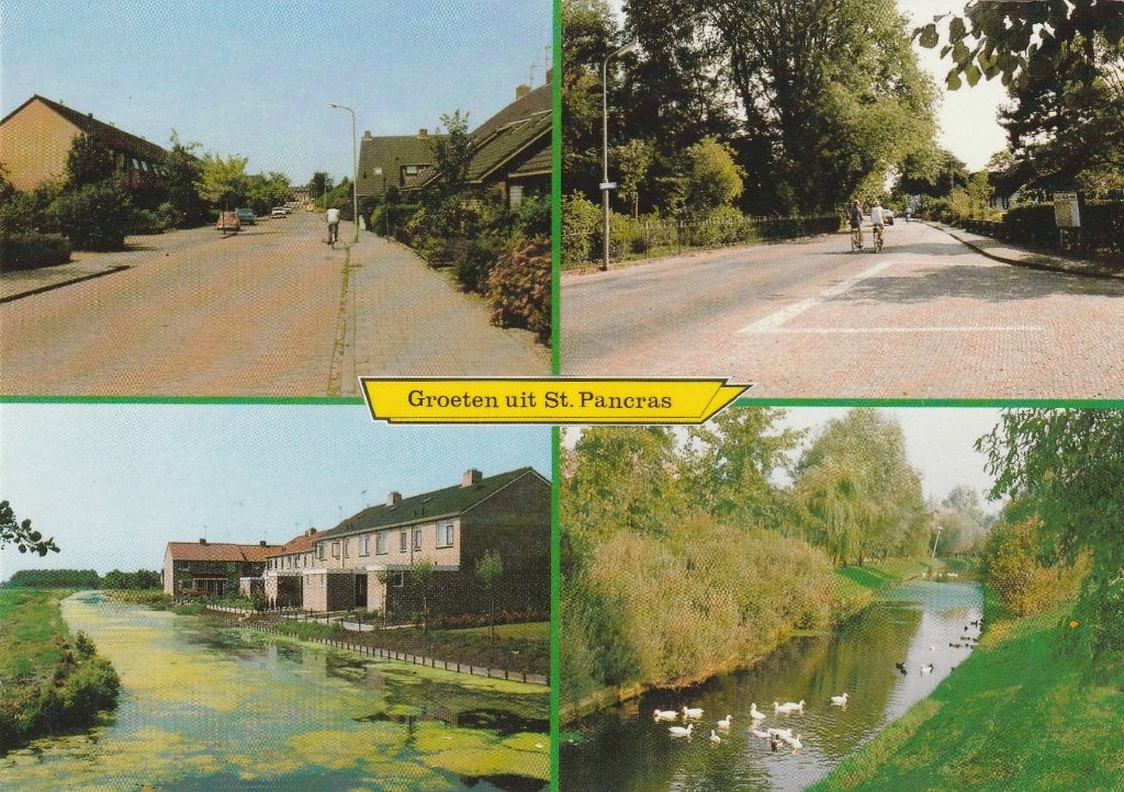 SINT PANCRAS Straat Vaart Eenden Groeten, Verzenden, 1980 tot heden, Ongelopen, Noord-Holland
