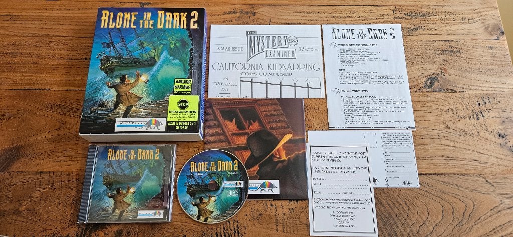 Alone in the Dark 2 (compleet, big box), Avontuur en Actie, Gebruikt, Vanaf 18 jaar, 1 speler