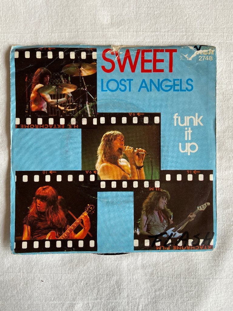 sweet - lost angels, Ophalen of Verzenden, Zo goed als nieuw, 7 inch, Pop