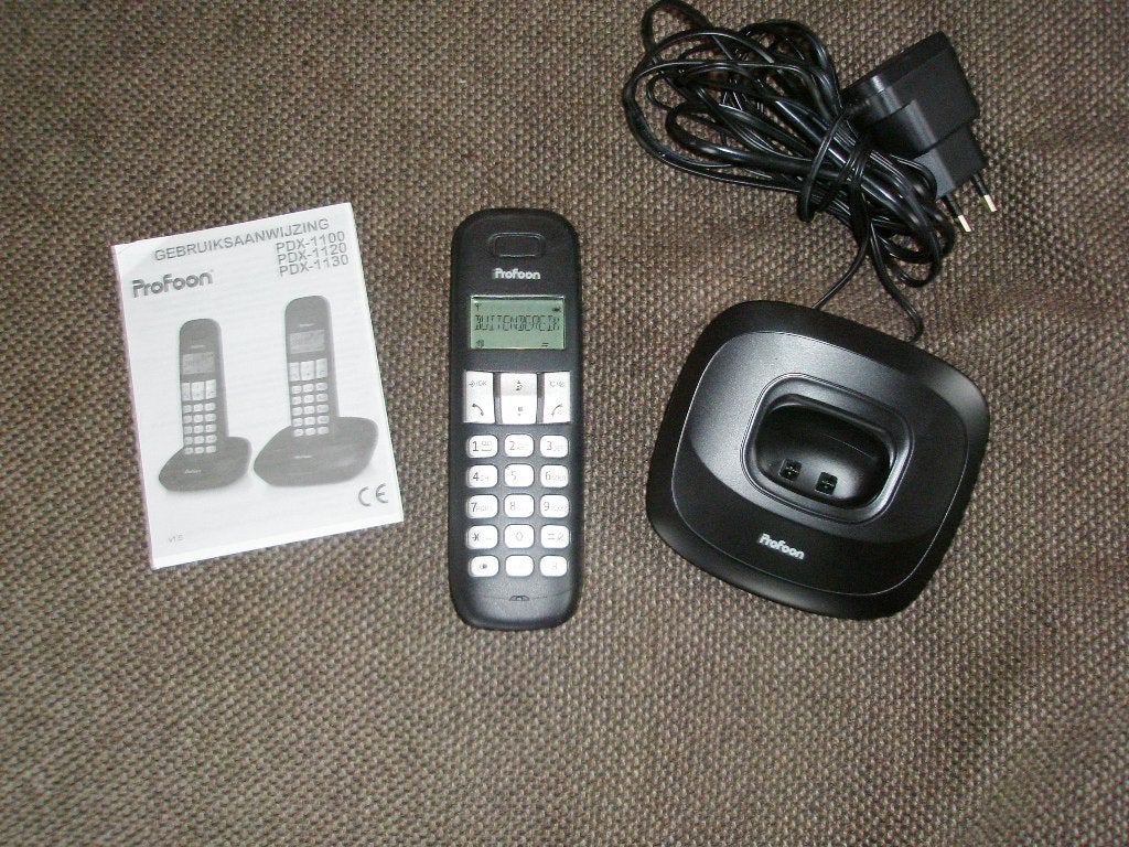 Profoon PDX-1100, Telecommunicatie, Vaste telefoons | Handsets en Draadloos, Ophalen of Verzenden, Zo goed als nieuw, 1 handset