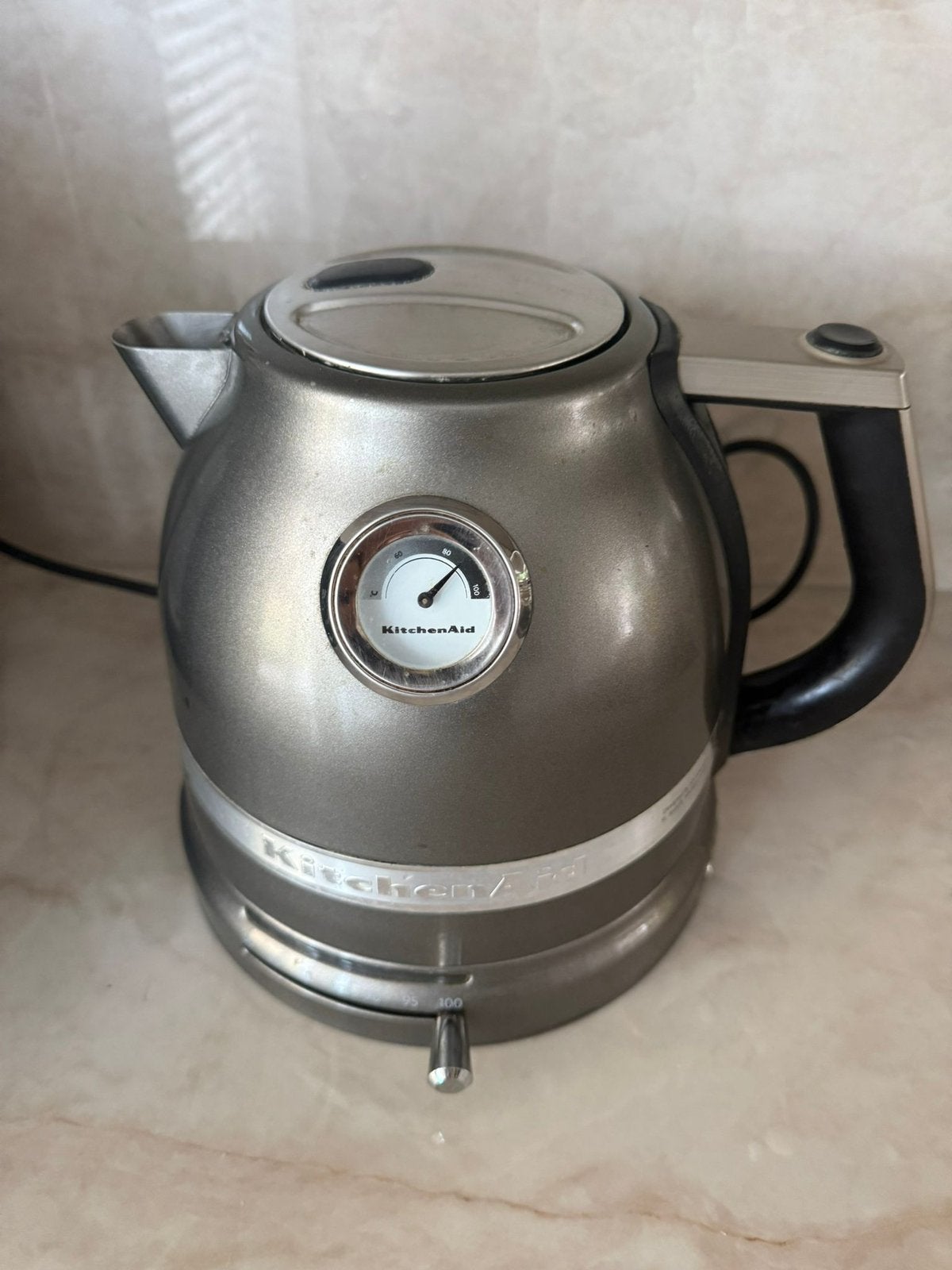 KitchenAid waterkoker, Witgoed en Apparatuur, Waterkokers, 1 tot 2 liter, Ophalen of Verzenden, Gebruikt