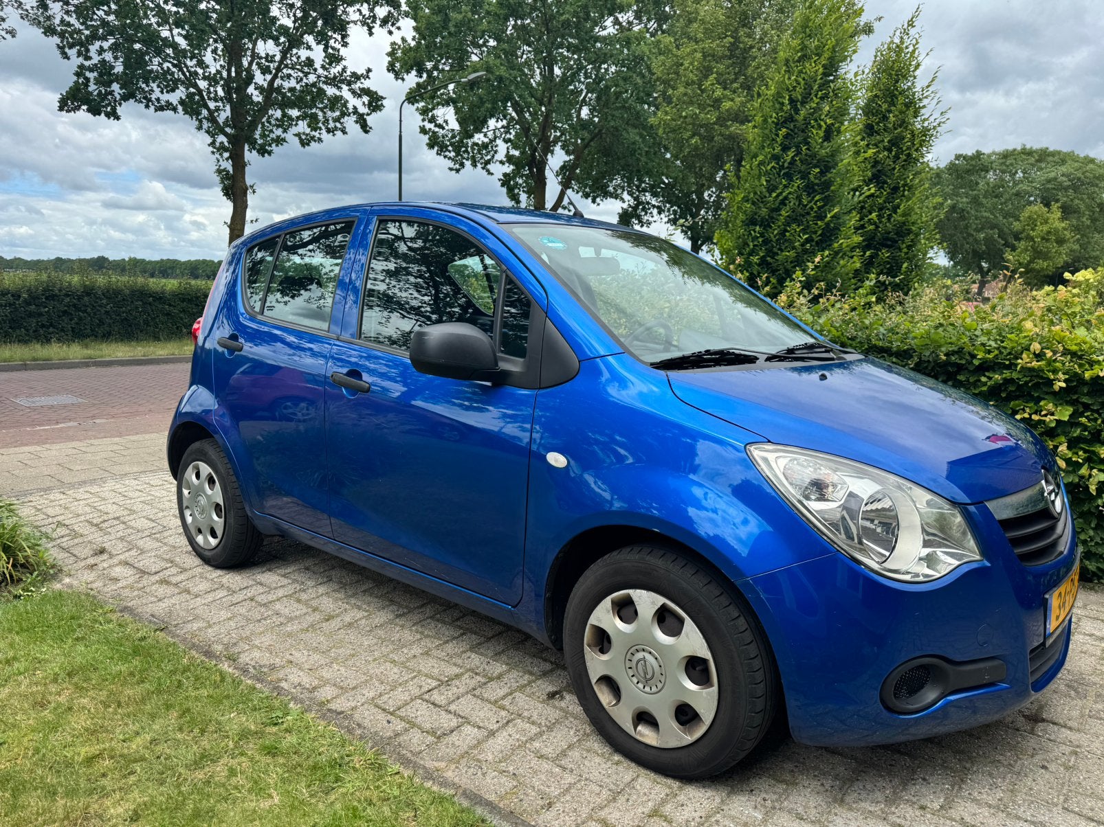 Opel Agila 1.0 EcoFlex | 2011 | 107.526 km | APK tot 01-2027, Stof, Blauw, 996 cc, Handgeschakeld