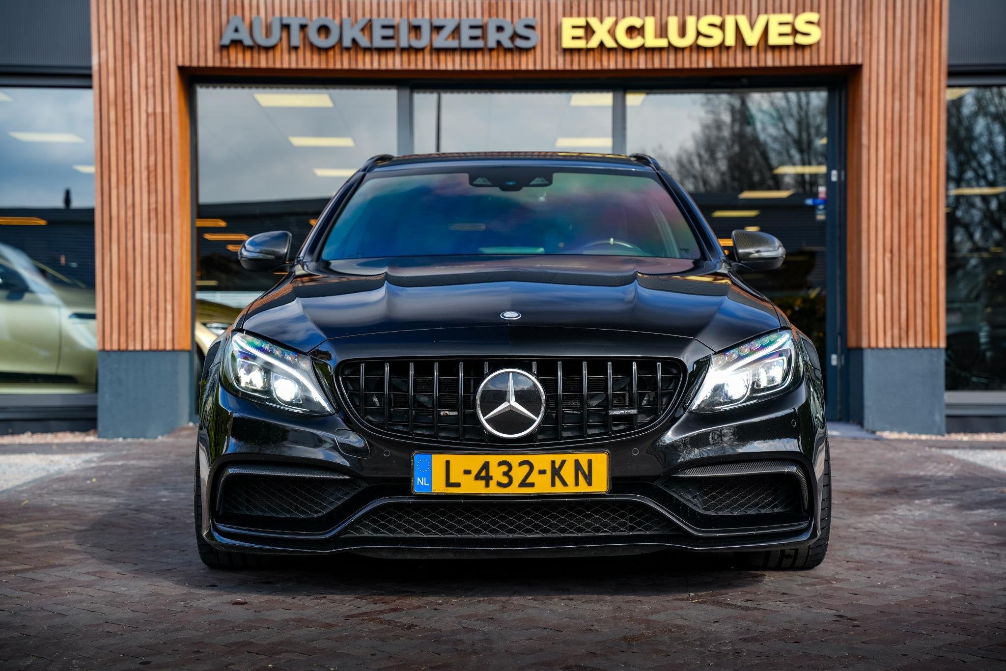 Mercedes-Benz C-klasse Estate AMG 63 S Burmester Panodak Ker, Automaat, Achterwielaandrijving, Gebruikt, Zwart
