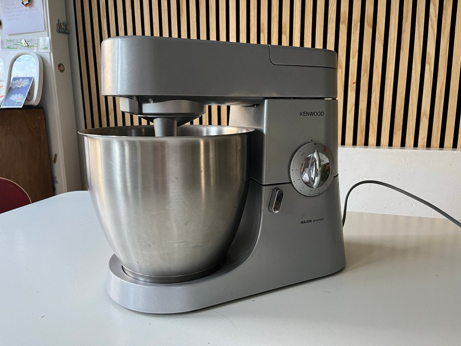 Kenwood Major Premier Keukenmachine, 4 liter of meer, Ophalen of Verzenden, Gebruikt, 3 snelheden of meer