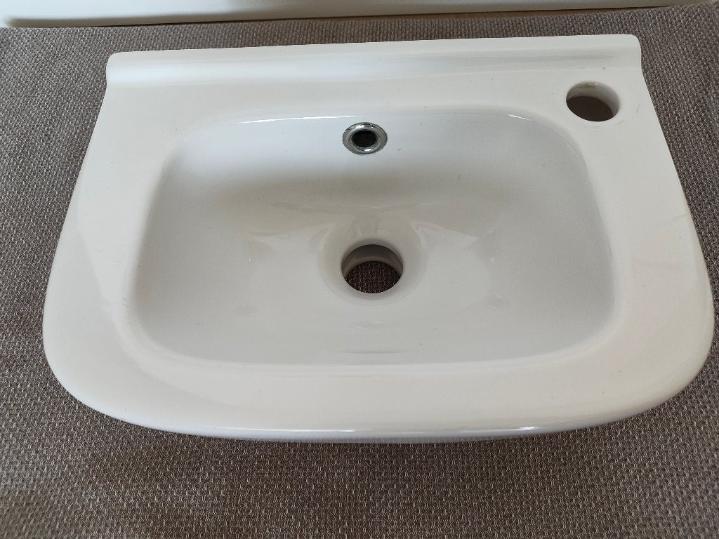 Fontein WC met kraan, Ophalen, Gebruikt, Chroom, Overige typen