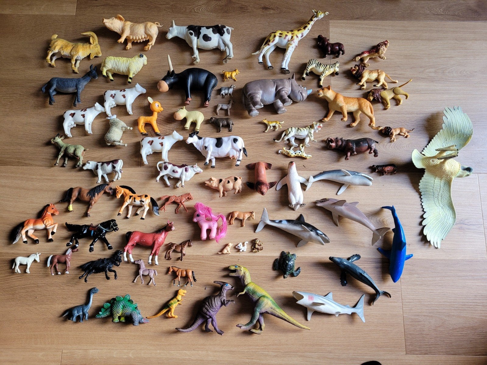 Grote collectie speelgoed dieren, Ophalen of Verzenden, Gebruikt, Jongen of Meisje