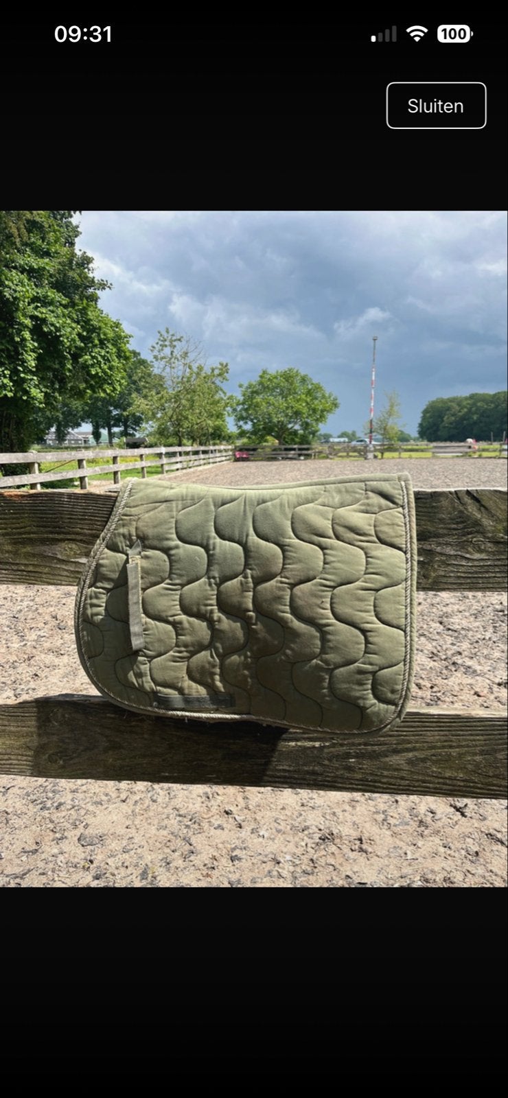 Partij paarden dekjes Cob, Dieren en Toebehoren, Meerkleurig, Gebruikt, Dressuurdekje, Cob (M)