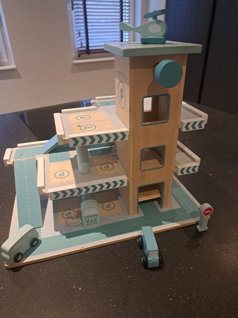 Complete garage van little dutch, Kinderen en Baby's, Ophalen of Verzenden, Gebruikt