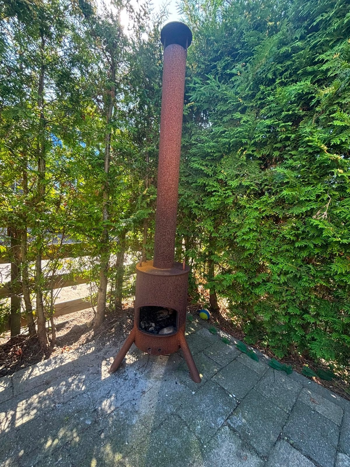 Robuuste Terraskachel van merk terraskacheltje, Tuin en Terras, Ophalen, Gebruikt, Vuurkorf