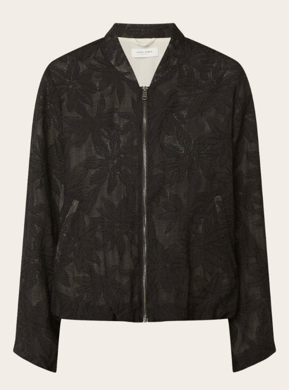 Gerry Weber chique zwart/kanten jacket mt 40 valt 42