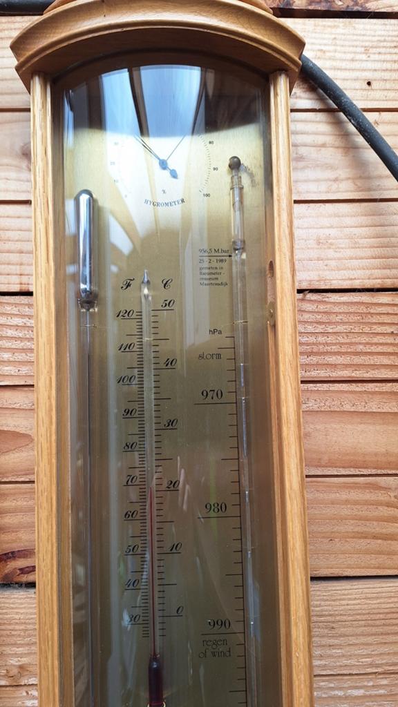 Te koop weerstation met hygrometer, thermometer en baroscoop, Ophalen