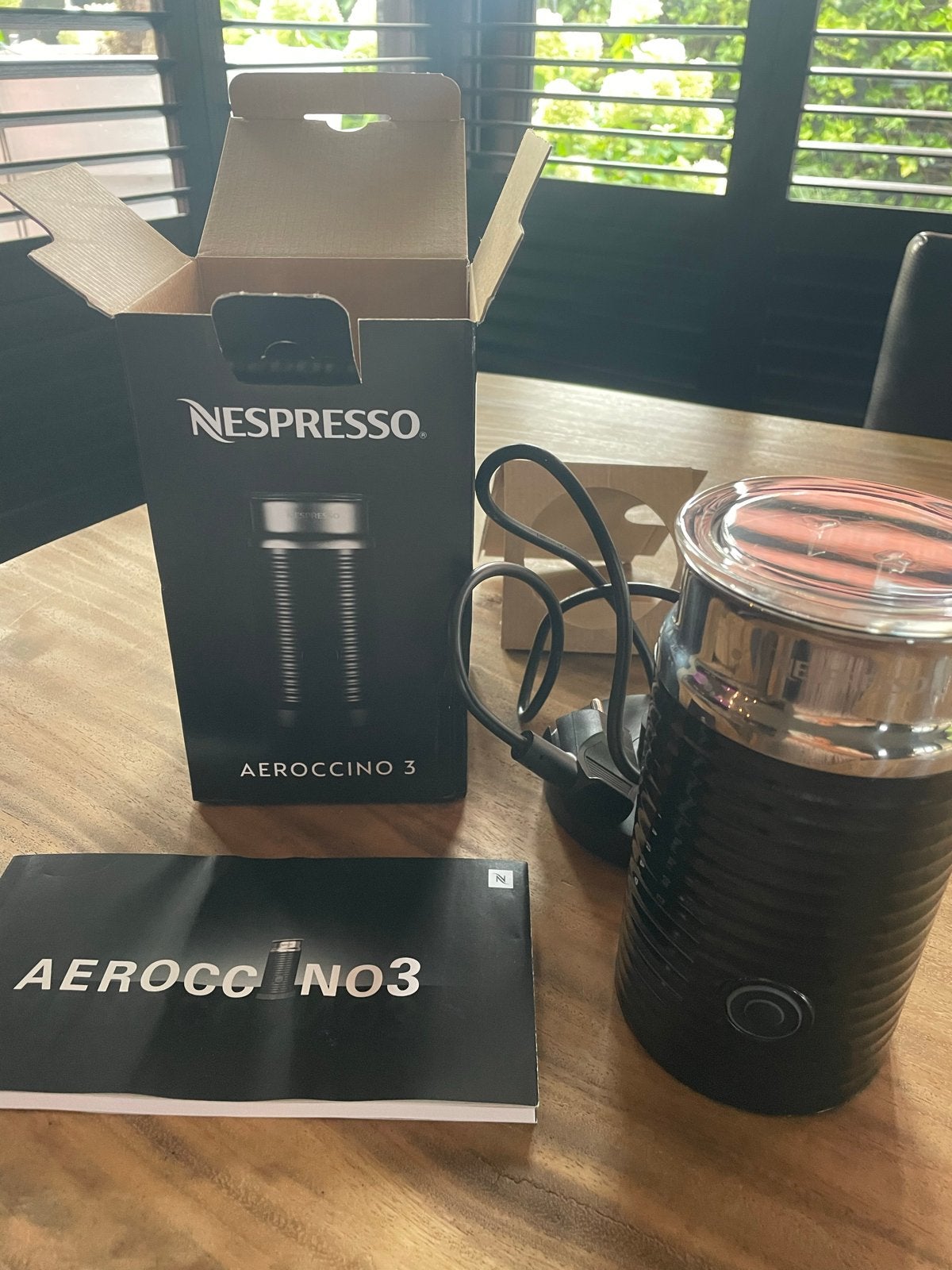 Nespresso Aeroccino 3 Melkopschuimer - nieuw, Ophalen of Verzenden, Nieuw, Overige modellen, Overige typen