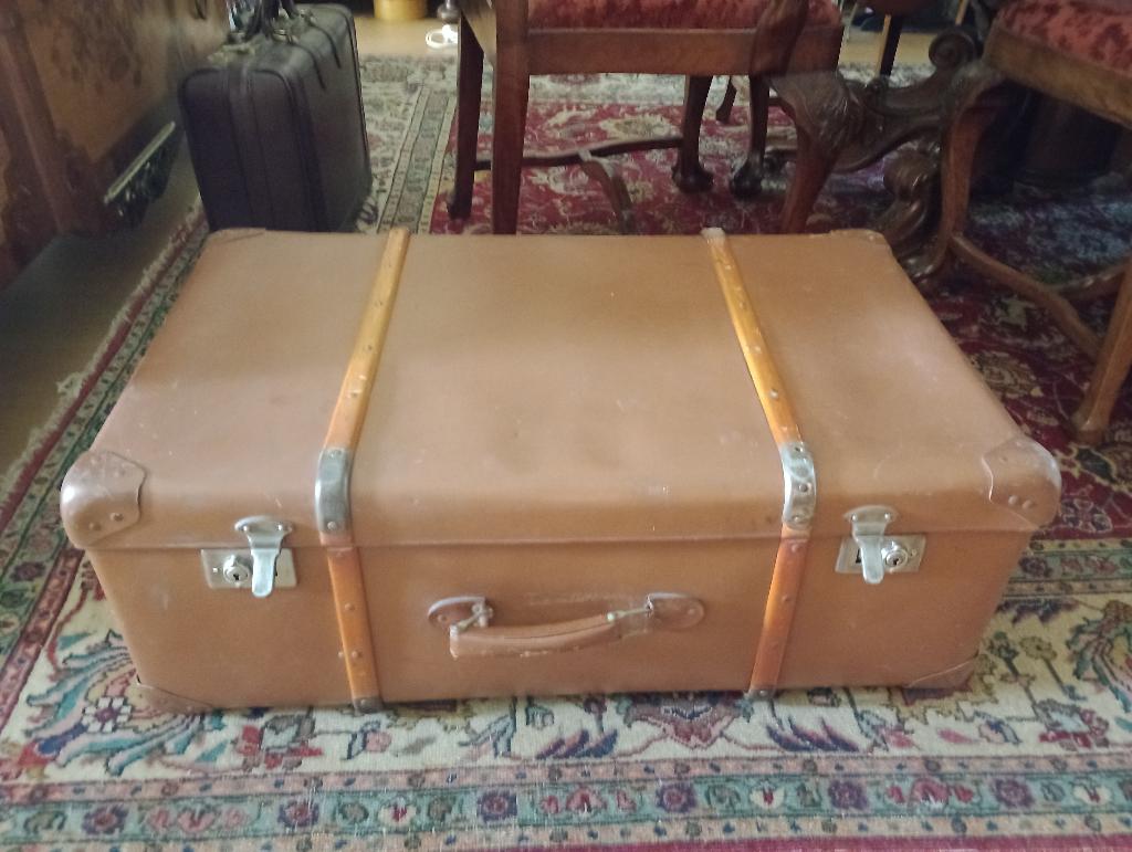 vintage koffer, Ophalen, Gebruikt, Hard kunststof, 45 tot 55 cm