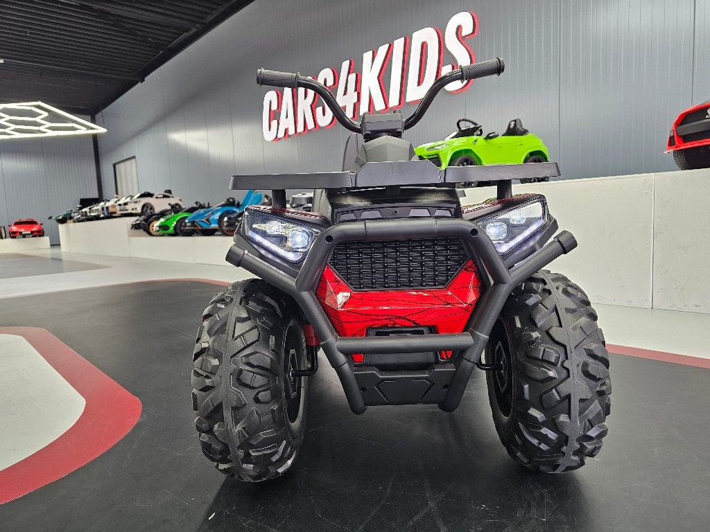 Kinder Quad 12 volt - spider - leren zit - verlichting - RC, Ophalen of Verzenden, Nieuw