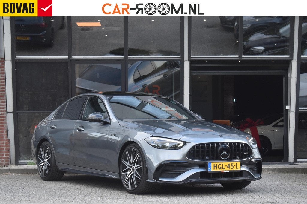 Mercedes-Benz C-klasse AMG C43 4MATIC Pano Performance HUD L, Automaat, 4 cilinders, Met garantie (alle), Bedrijf