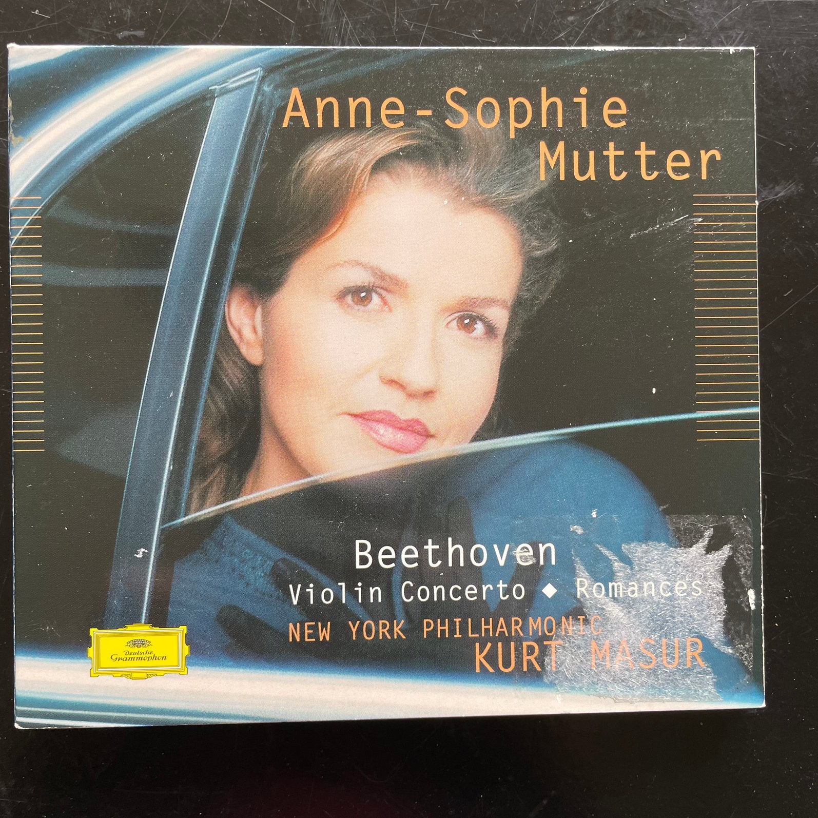 Anne-Sophie Mutter - Beethoven Violin Concerto, Kurt Masur, Ophalen, Classicisme, Zo goed als nieuw, Orkest of Ballet