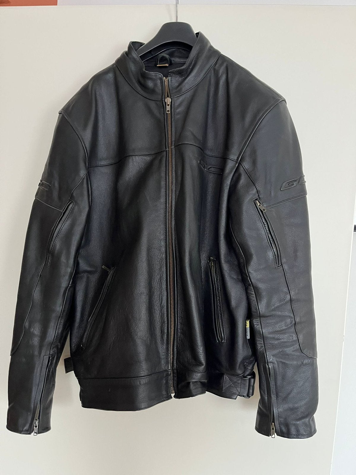 Leer 2 delig pak merk Grandcanyonbike broek mist knoop m 58, Ophalen, Tweedehands, Combipak
