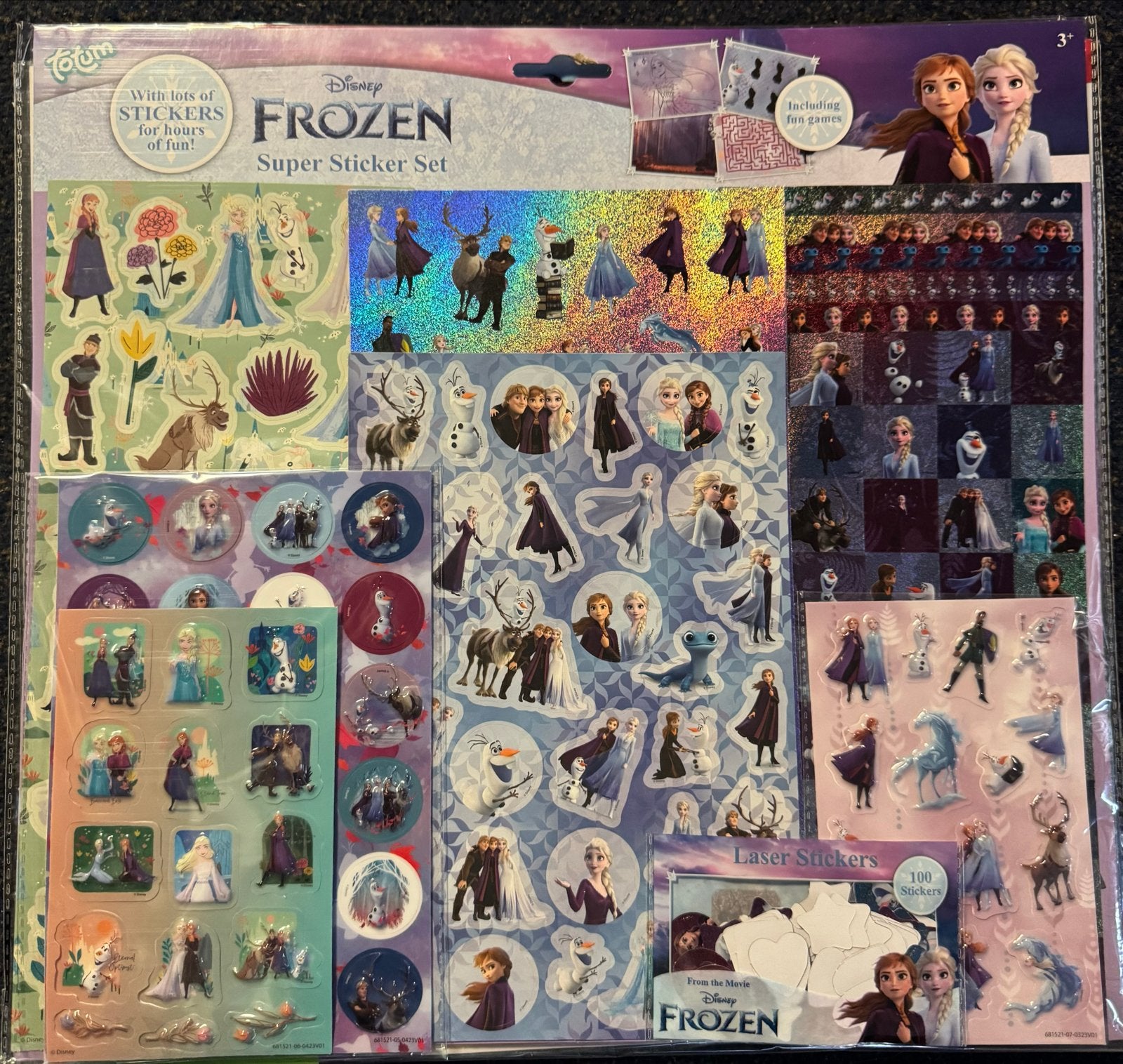 Disney Frozen Super Sticker Set - Urenlang speelplezier!, Ophalen of Verzenden, Nieuw, Meerdere stickers