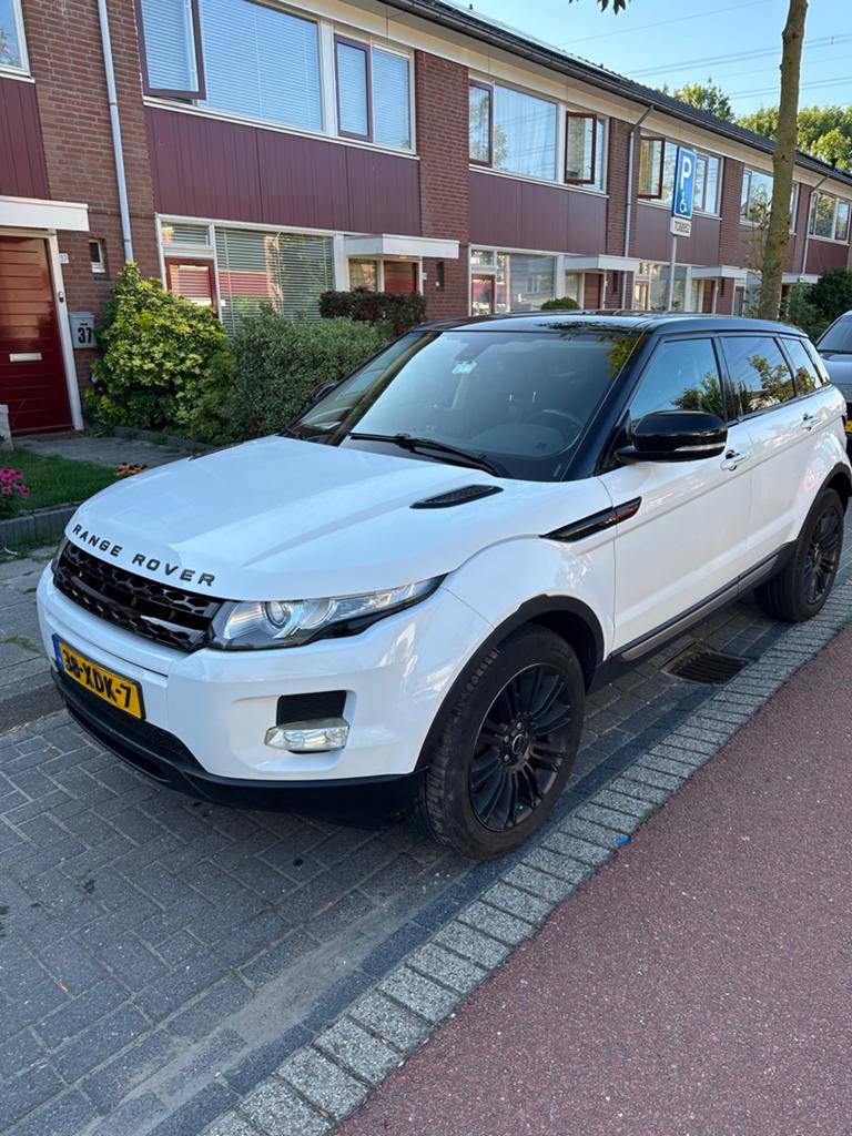 Land Rover Range Rover Evoque TD4 4WD 2012 Wit, 1800 kg, Wit, Origineel Nederlands, Vierwielaandrijving