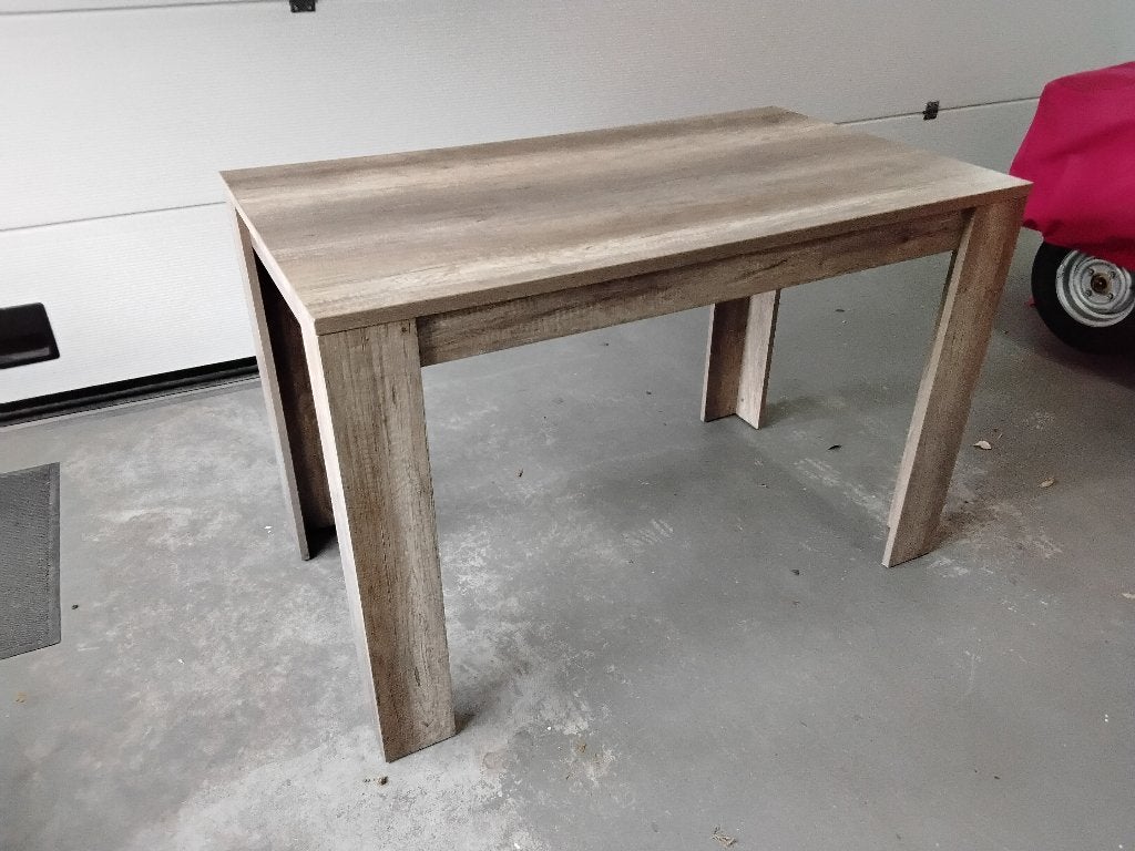 Bartafel  140x 80  houtlook, Ophalen, Gebruikt