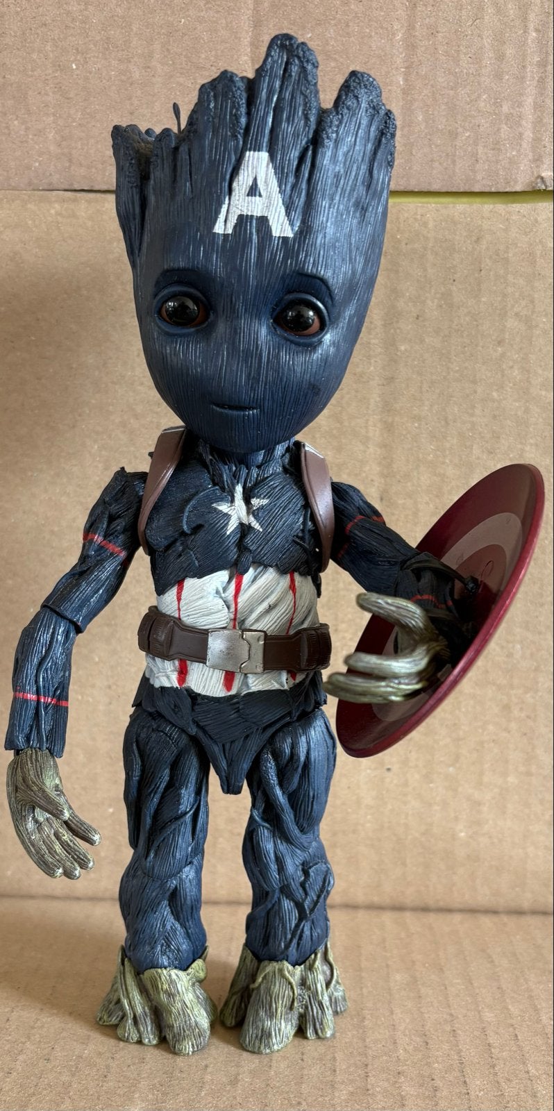 Baby Groot Captain America actiefiguur, Ophalen of Verzenden, Zo goed als nieuw