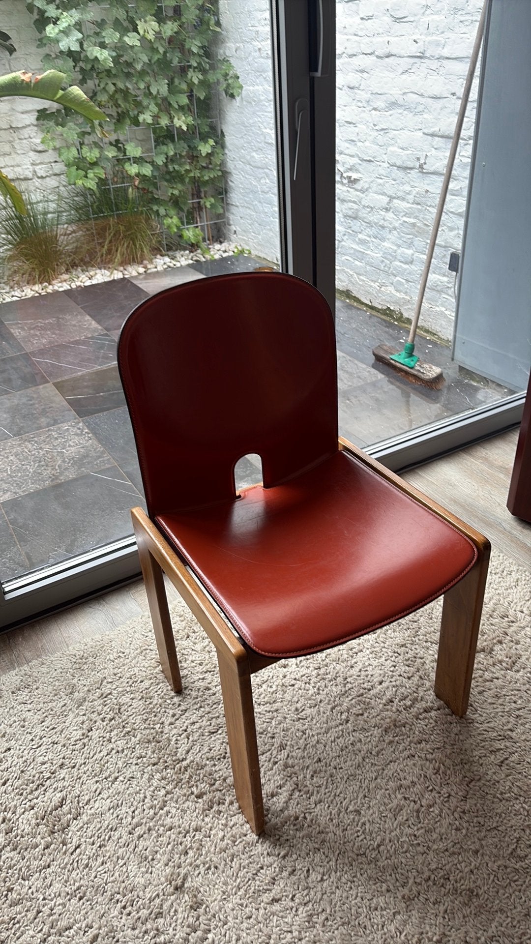 Cassina tobia scarpa 121, Ophalen, Zo goed als nieuw, Bruin, Eén