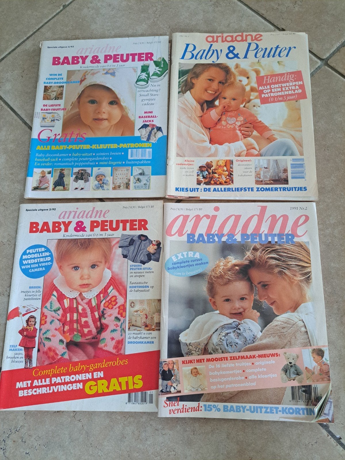 Ariadne Baby & Peuter Tijdschriften (4 stuks) €6,- per stuk, Ophalen of Verzenden, Gelezen, Ariadne Redactie, Non-fictie