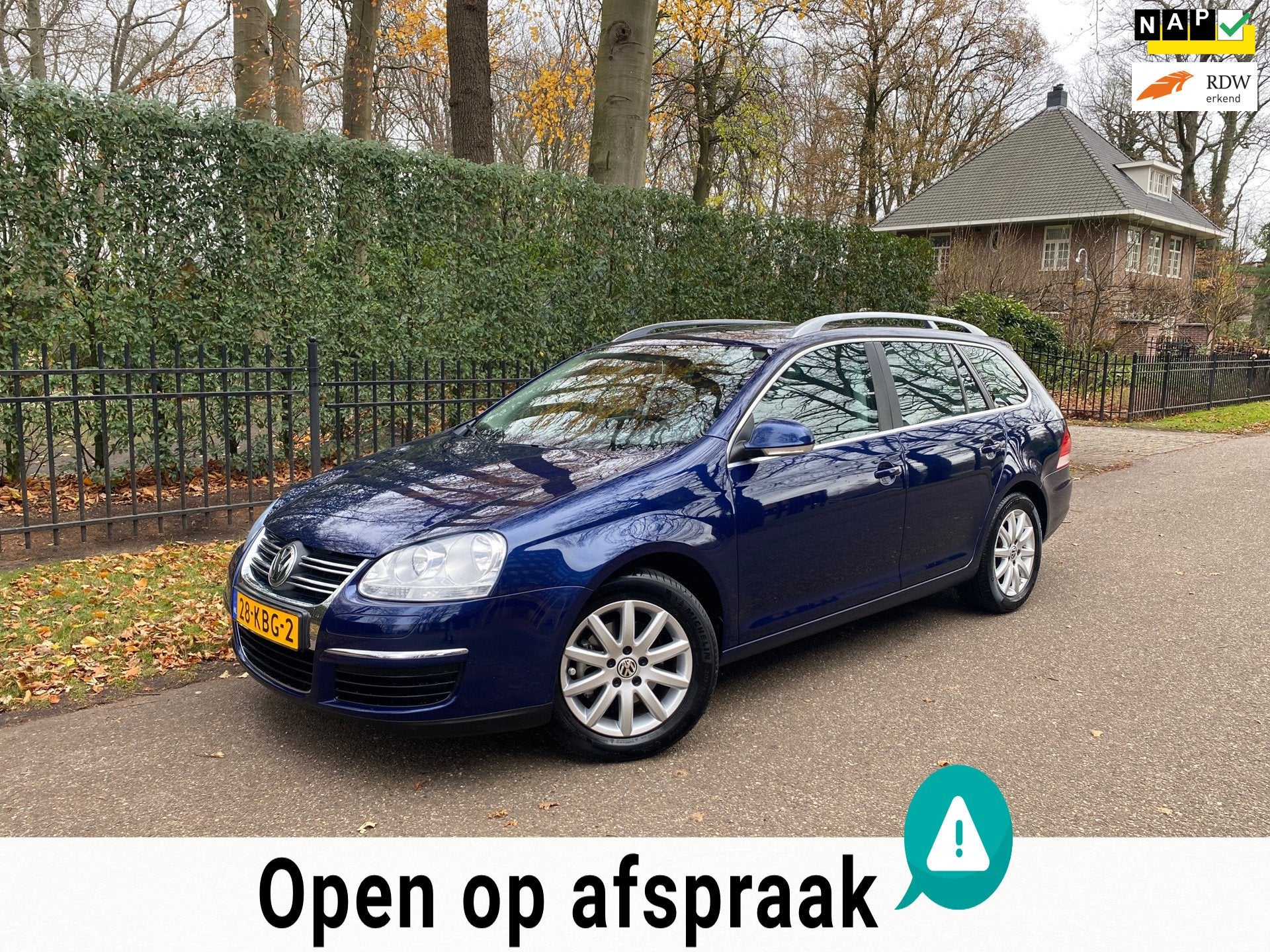 Volkswagen Golf Variant 1.4 TSI 1e Eigenaar, Uniek, NAP!, Voorwielaandrijving, Gebruikt, 4 cilinders, Blauw