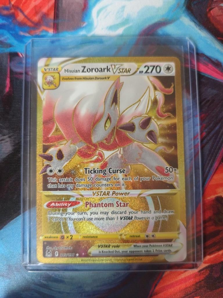 Hisuian Zoroark VSTAR (LOR 213) - Pokemon Lost Origin, Ophalen of Verzenden, Zo goed als nieuw