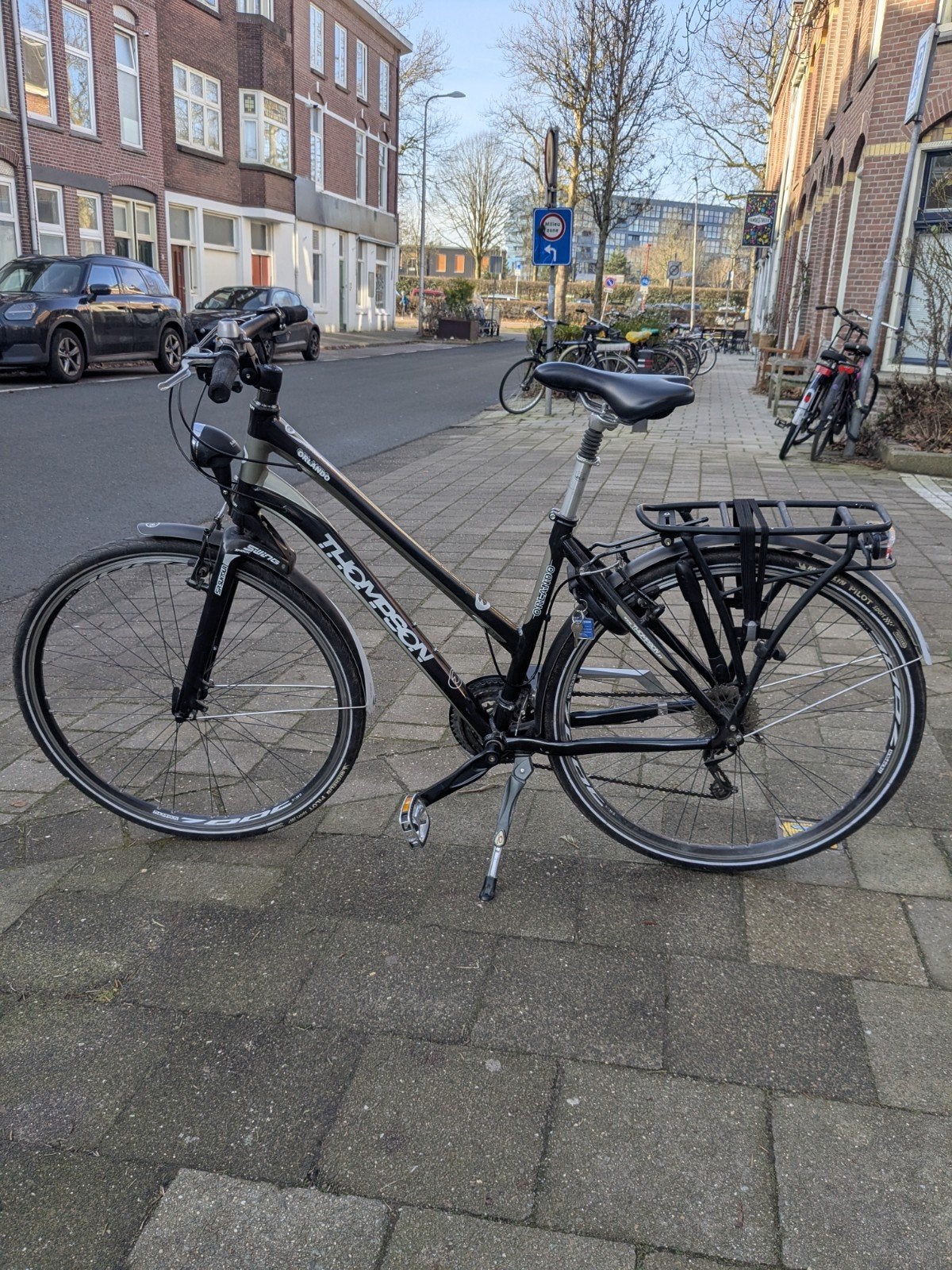 Thompson toerfiets - Frame maat S, Fietsen en Brommers, 28 inch, Gebruikt, 15 tot 20 versnellingen, 50 tot 53 cm