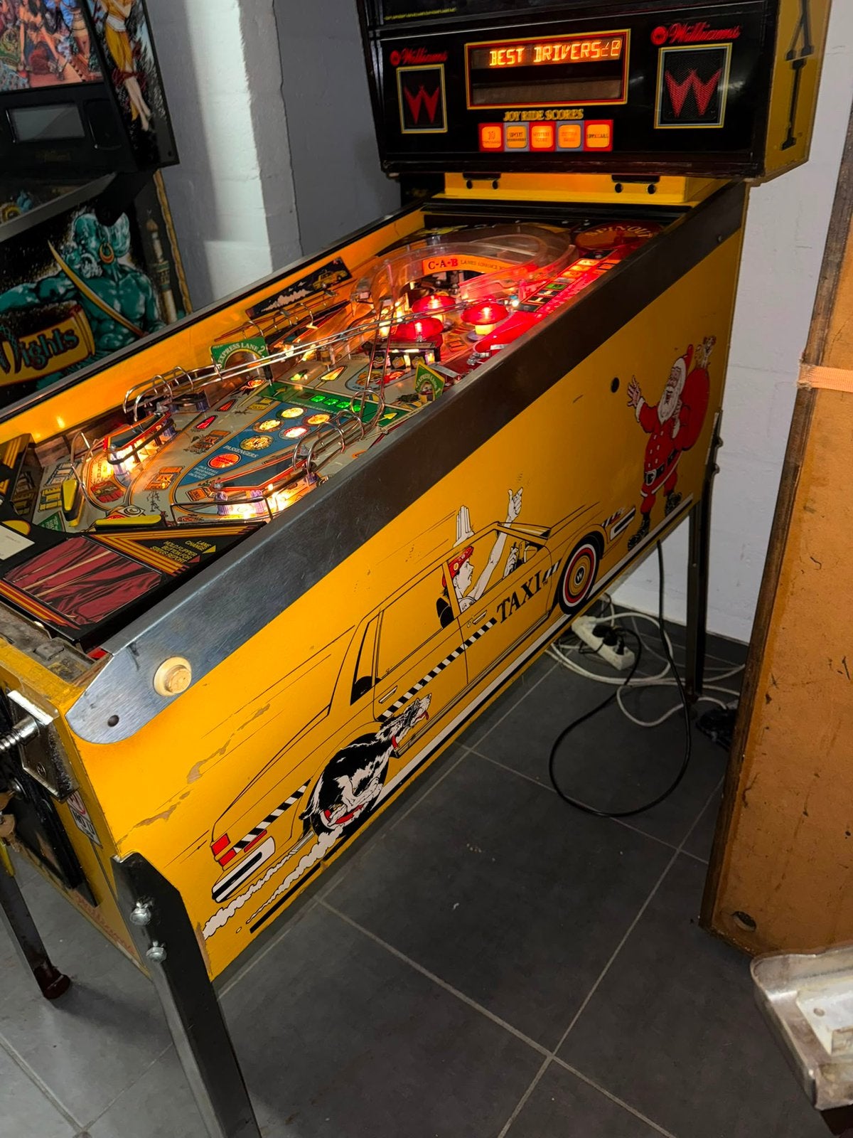 Taxi flipperkast van Williams, Ophalen, Gebruikt, Williams, Dot-matrix