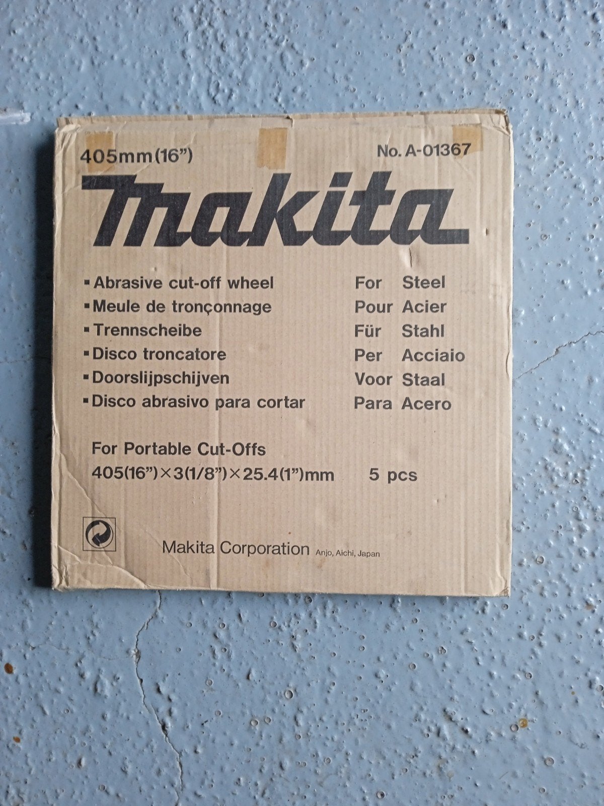 Doorslijpschijven voor metaalafkortmachine, Ophalen of Verzenden, Minder dan 700 watt