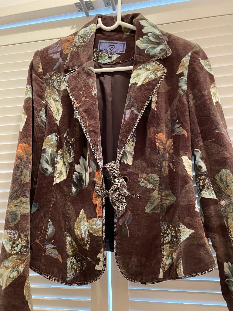 Prachtig, vintage jasje - maat 40, Kleding | Dames, Maat 38/40 (M), Bruin, Belissima, Ophalen of Verzenden