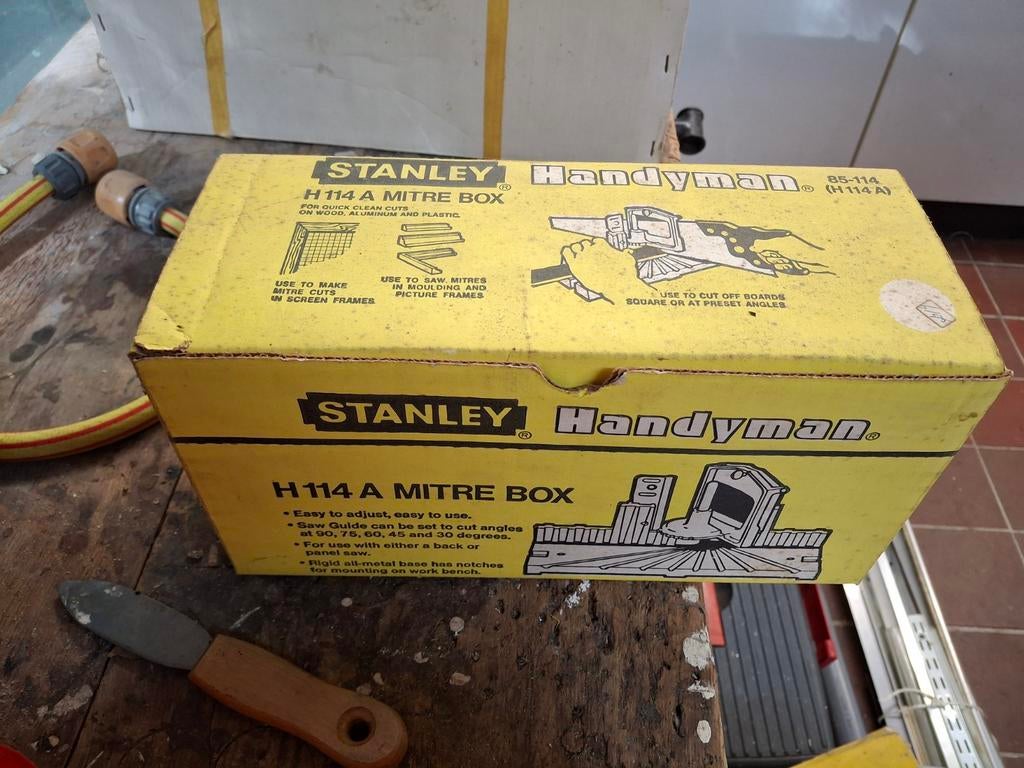 Stanley Mitre box, Ophalen of Verzenden, Minder dan 600 watt, Decoupeerzaag, 30 tot 70 mm
